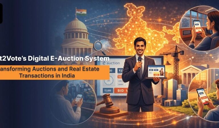 Right2Vote’s Digital E-Auction System Is Transforming Auctions and Real Estate Transactions in India